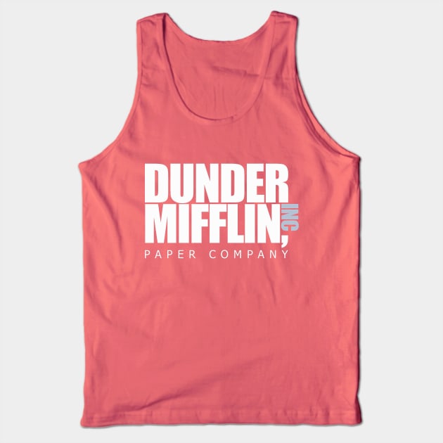 Dunder Mifflin Paper Company Tank Top by Clobberbox